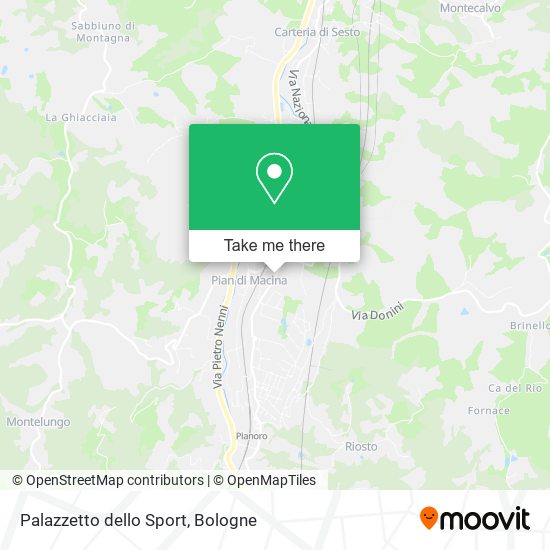 Palazzetto dello Sport map