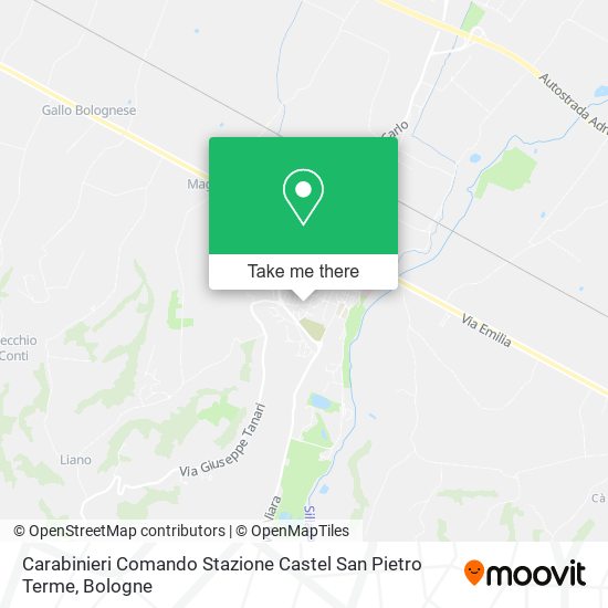 Carabinieri Comando Stazione Castel San Pietro Terme map