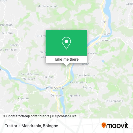 Trattoria Mandreola map