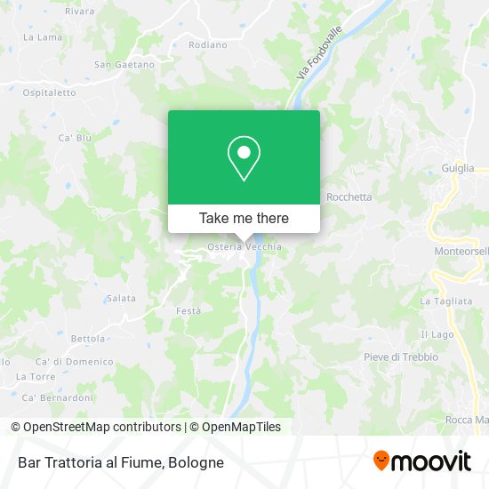 Bar Trattoria al Fiume map