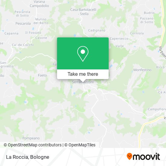 La Roccia map