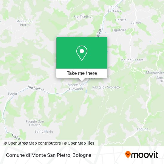 Comune di Monte San Pietro map