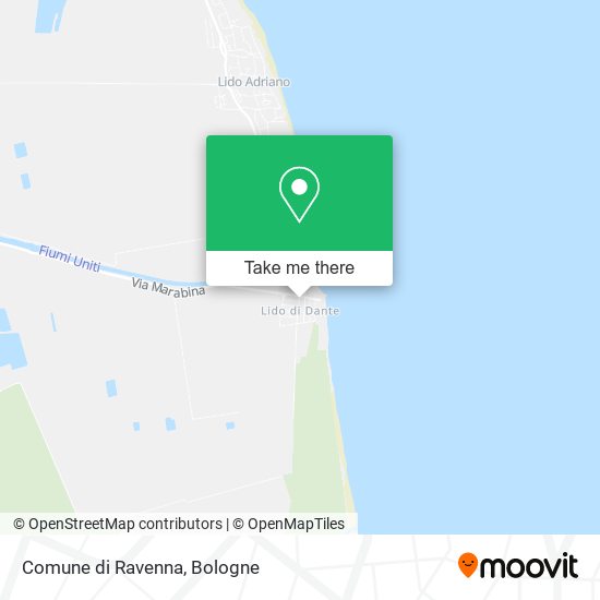 Comune di Ravenna map