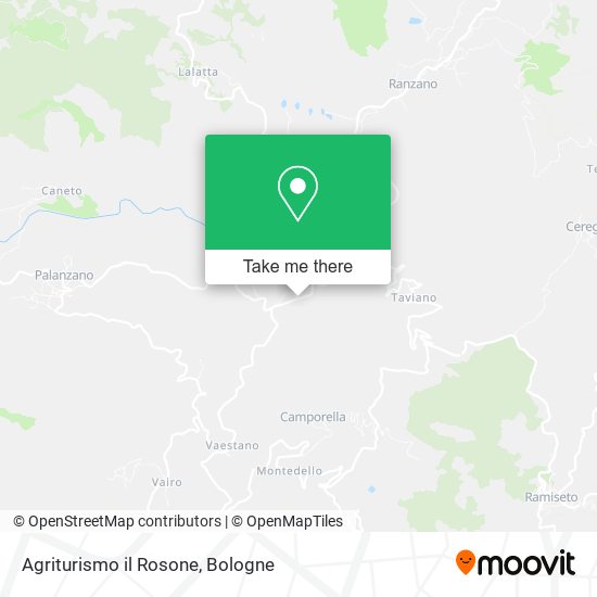 Agriturismo il Rosone map