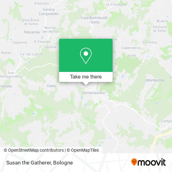 Susan the Gatherer map