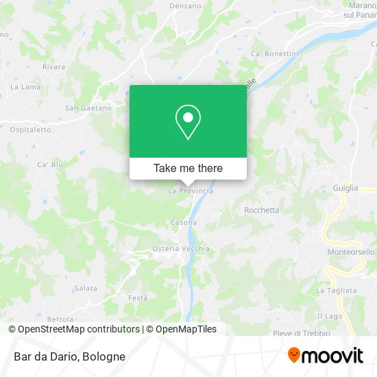Bar da Dario map