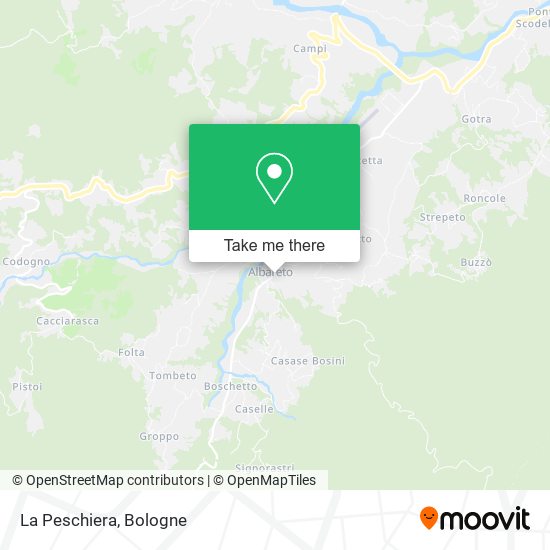 La Peschiera map