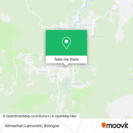 Alimentari Lamoretti map