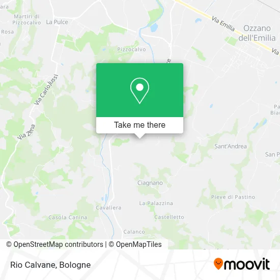 Rio Calvane map