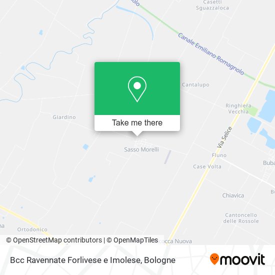 Bcc Ravennate Forlivese e Imolese map