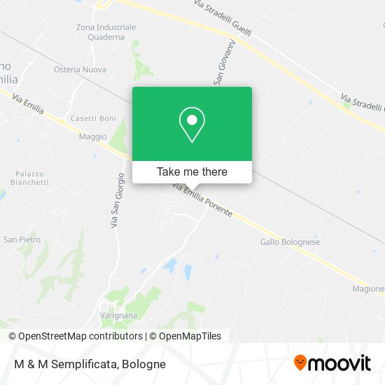 M & M Semplificata map