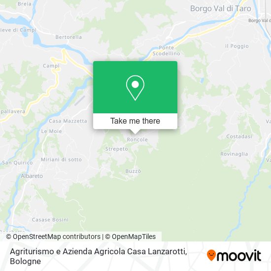 Agriturismo e Azienda Agricola Casa Lanzarotti map
