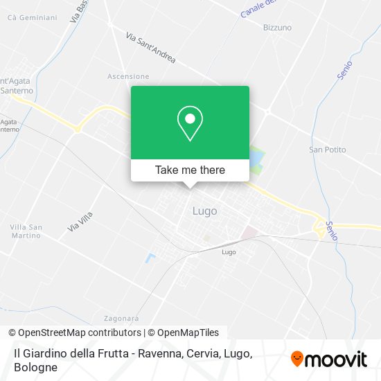 Il Giardino della Frutta - Ravenna, Cervia, Lugo map