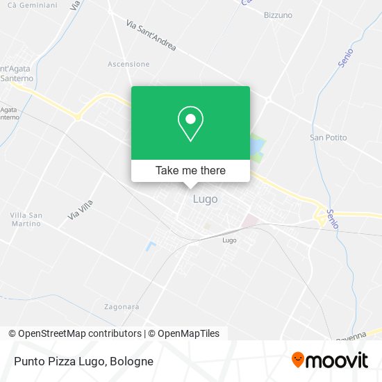 Punto Pizza Lugo map