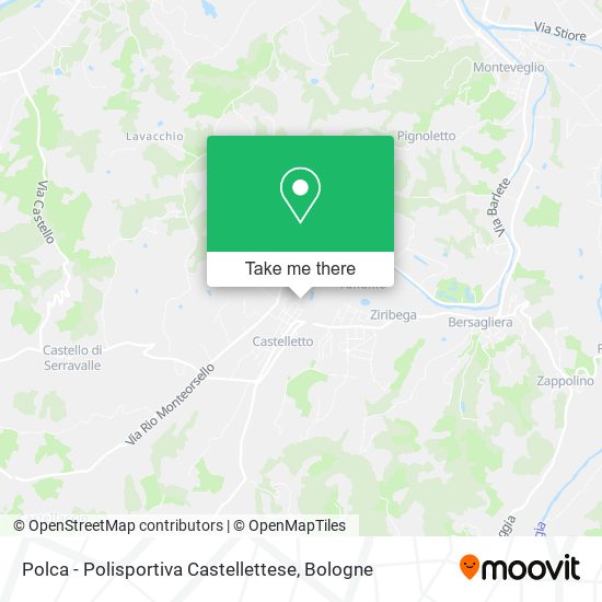 Polca - Polisportiva Castellettese map