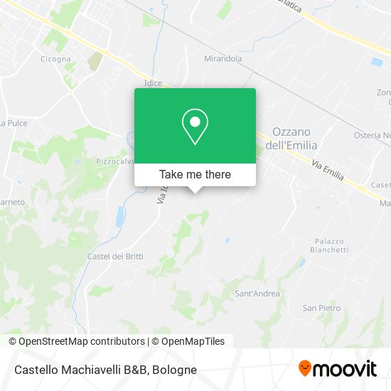 Castello Machiavelli B&B map