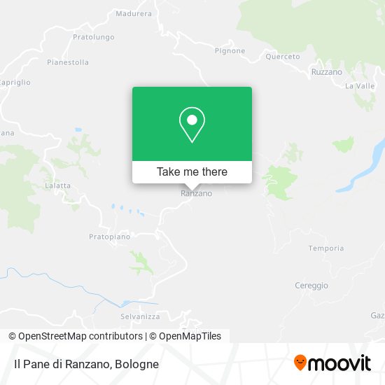 Il Pane di Ranzano map