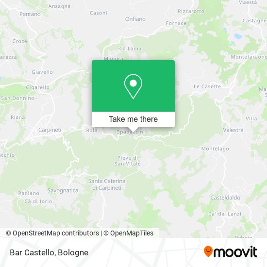 Bar Castello map