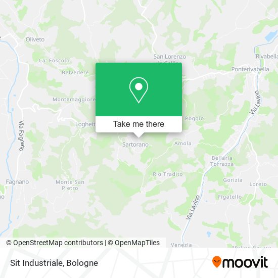 Sit Industriale map