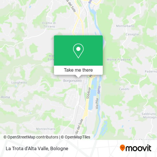 La Trota d'Alta Valle map
