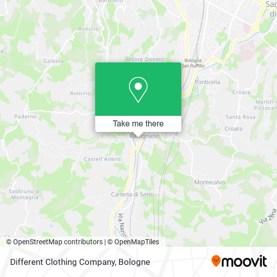 Different Clothing Company map