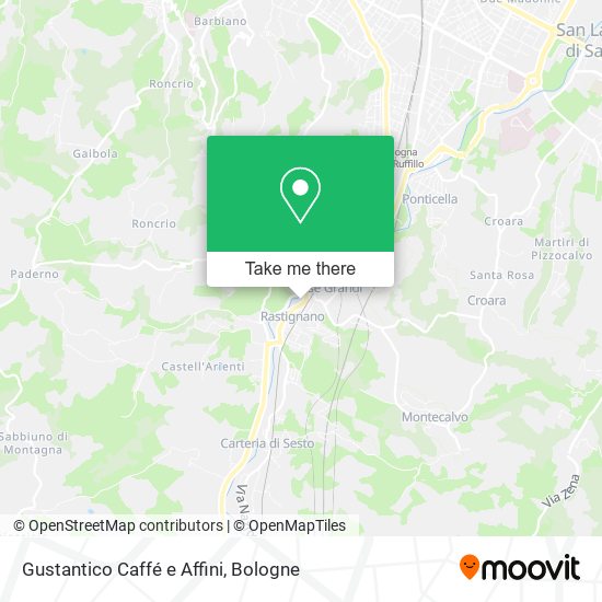 Gustantico Caffé e Affini map