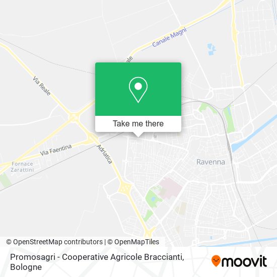 Promosagri - Cooperative Agricole Braccianti map