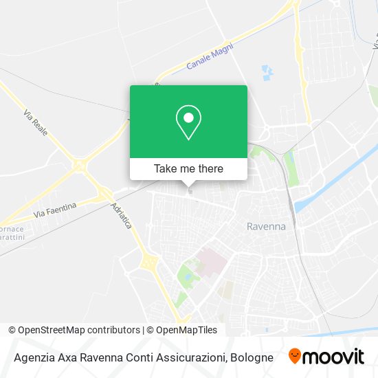 Agenzia Axa Ravenna Conti Assicurazioni map