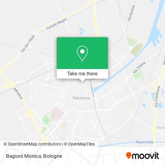 Bagioni Monica map