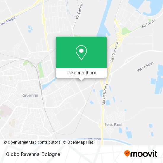 Globo Ravenna map