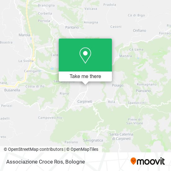 Associazione Croce Ros map