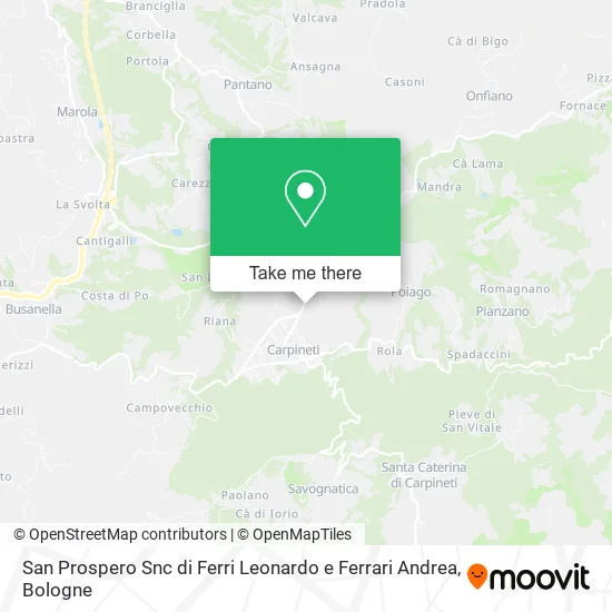 San Prospero Snc di Ferri Leonardo e Ferrari Andrea map