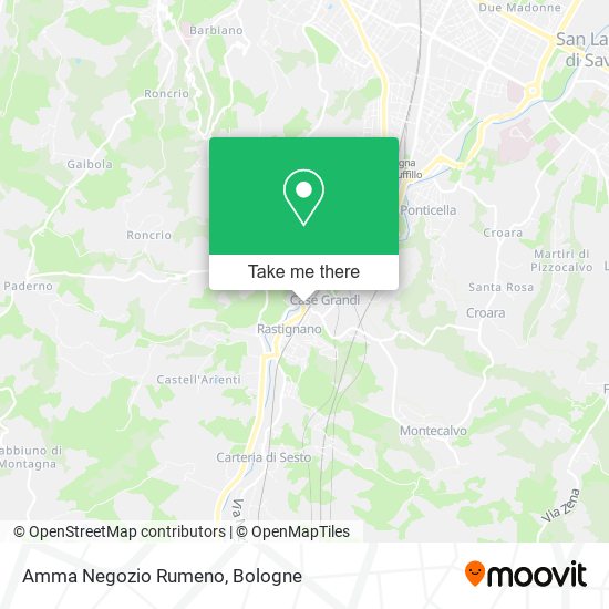 Amma Negozio Rumeno map