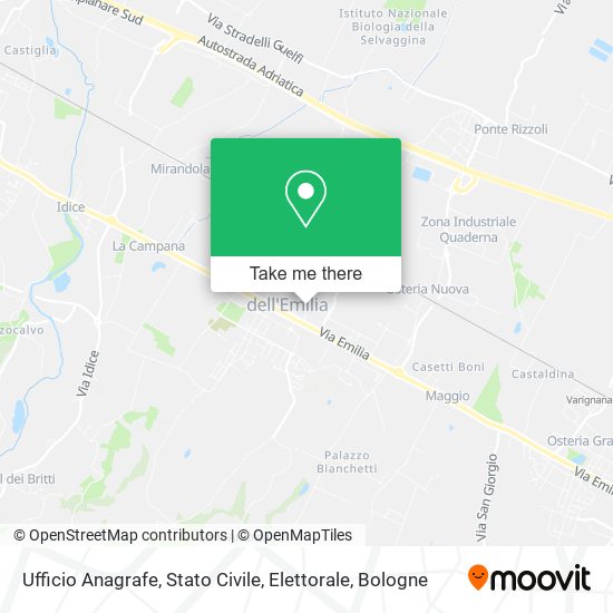 Ufficio Anagrafe, Stato Civile, Elettorale map