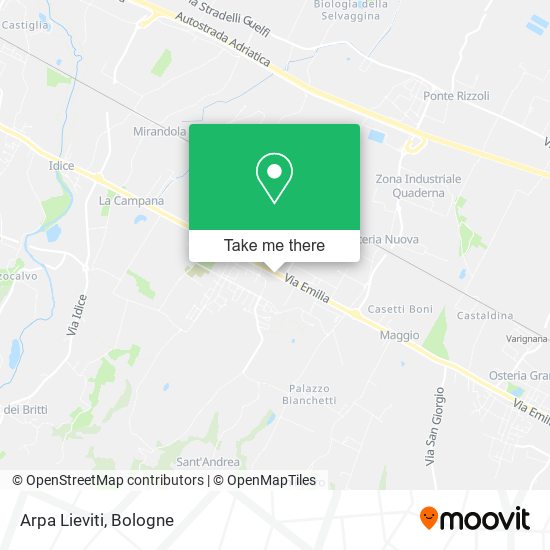 Arpa Lieviti map