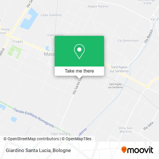 Giardino Santa Lucia map