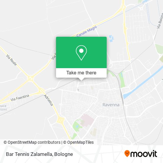Bar Tennis Zalamella map