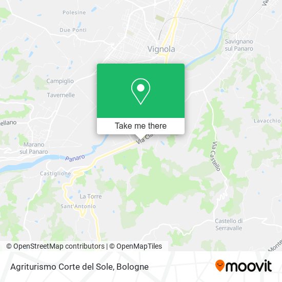 Agriturismo Corte del Sole map