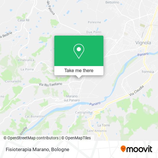 Fisioterapia Marano map