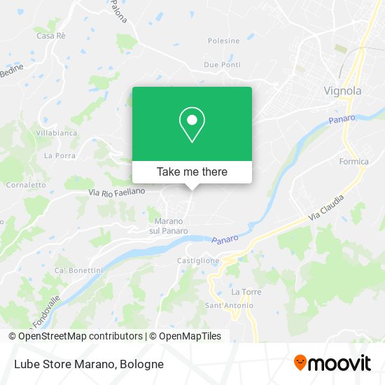 Lube Store Marano map