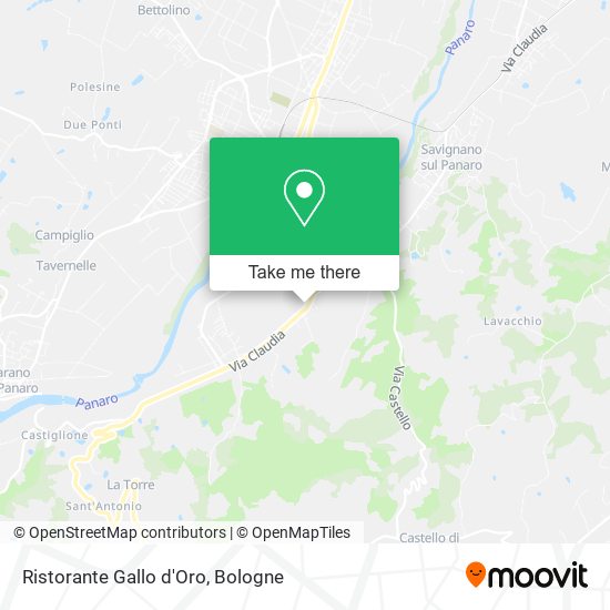 Ristorante Gallo d'Oro map