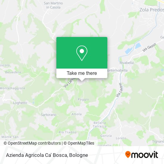Azienda Agricola Ca' Bosca map