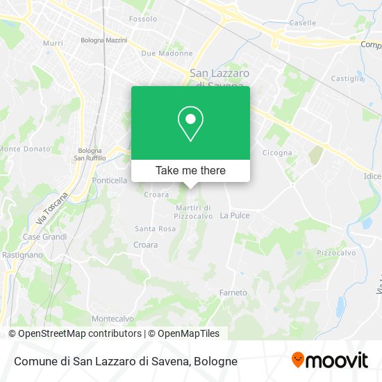 Comune di San Lazzaro di Savena map