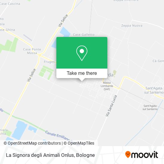 La Signora degli Animali Onlus map
