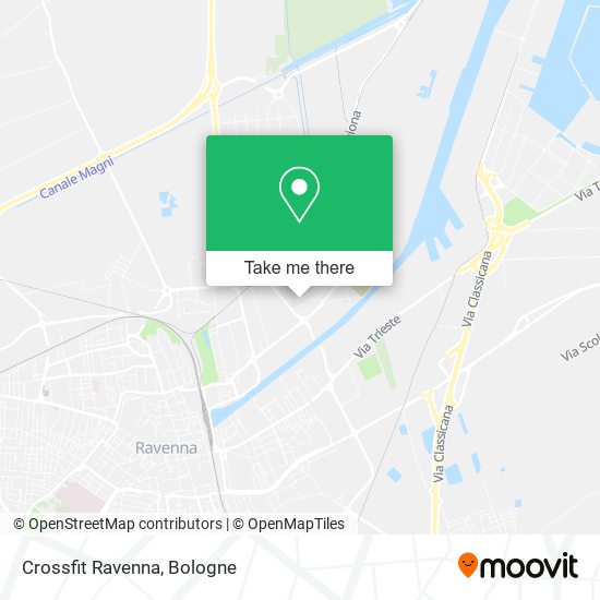 Crossfit Ravenna map