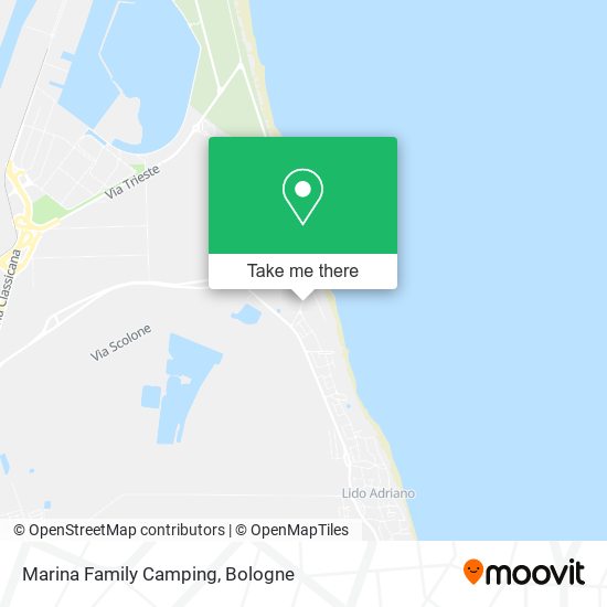Marina Family Camping map
