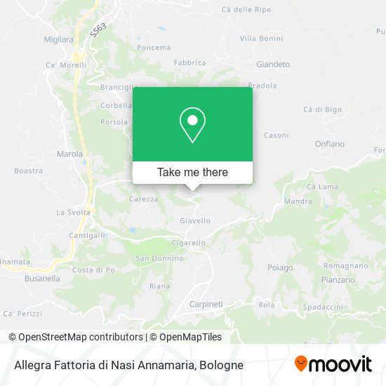 Allegra Fattoria di Nasi Annamaria map