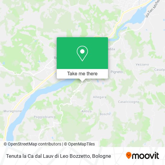 Tenuta la Ca dal Lauv di Leo Bozzetto map