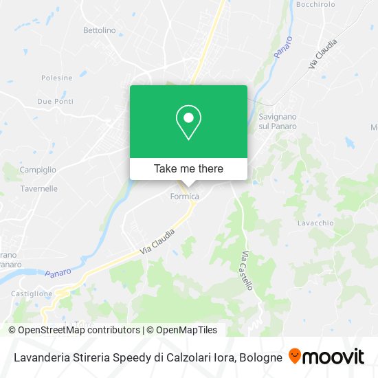 Lavanderia Stireria Speedy di Calzolari Iora map
