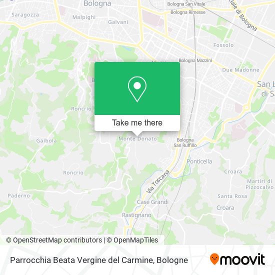 Parrocchia Beata Vergine del Carmine map